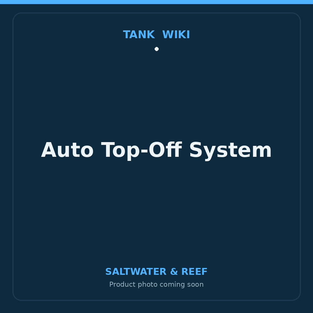 TankWiki Auto Top-Off (ATO) System
