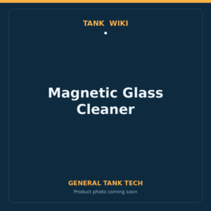 TankWiki Magnetic Glass Cleaner (Replaceable Blade)