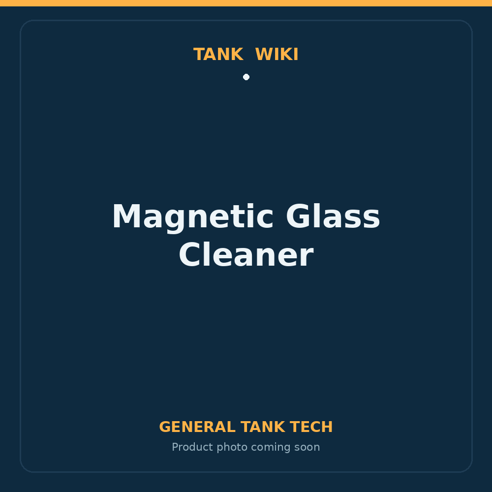 TankWiki Magnetic Glass Cleaner (Replaceable Blade)