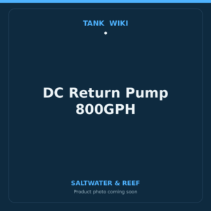 TankWiki DC Return Pump 800GPH with Controller