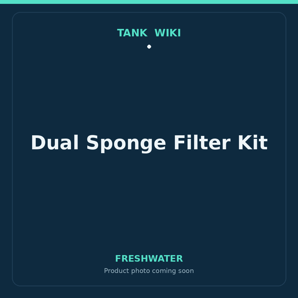 TankWiki Dual Sponge Filter Kit