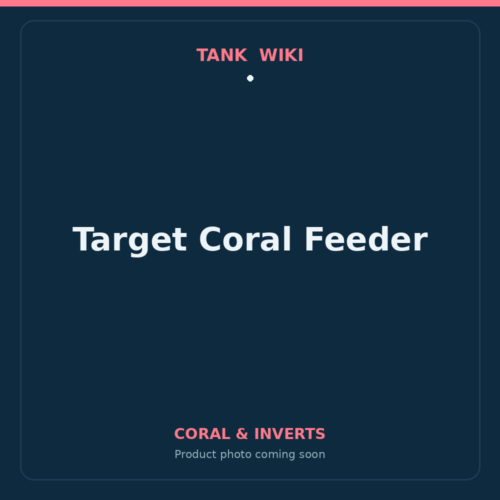 TankWiki Target Coral Feeder with Pipette